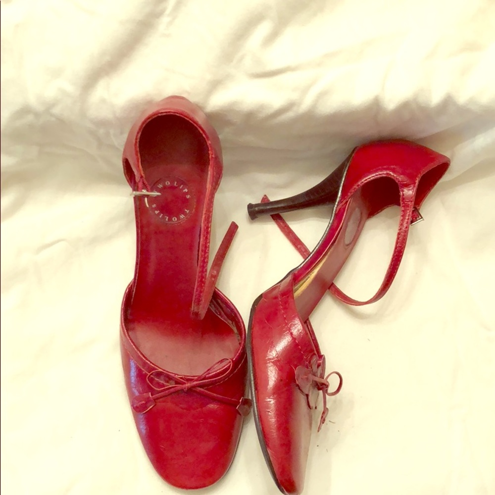 Red Two Lips heels